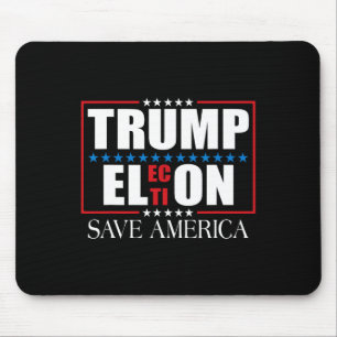 Alfombrilla De Ratón Divertida elección de Trump Bandera Estadounidense