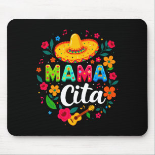 Alfombrilla De Ratón Divertida Mamacita Cinco De Mayo Flor Mexicana Mam