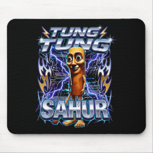 Alfombrilla De Ratón Divertida Rotura Cerebral Italiana Tung Tung Tung 