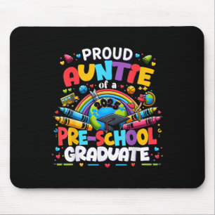 Alfombrilla De Ratón Divertida Tía Orgullosa De Un Grado De Educación P