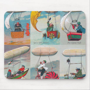 Alfombrilla De Ratón divertidas máquinas de aire de steampunk inventos 