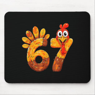 Alfombrilla De Ratón Divertido 67 Día de Acción de Gracias 6 7 Meme Hum