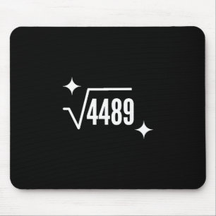 Alfombrilla De Ratón Divertido 67 Meme Raíz Cuadrada 4489 jerga Profeso