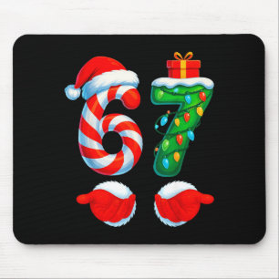 Alfombrilla De Ratón Divertido 67 Navidad 6 7 Seis Siete Meme Niños Hom