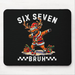 Alfombrilla De Ratón Divertido 67 Navidad Seis Siete Meme Reno Dabbing