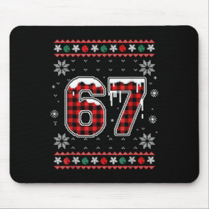 Alfombrilla De Ratón Divertido 67 Seis Siete Squad Meme Navidad Sudor F