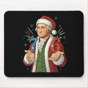Alfombrilla De Ratón Divertido 7-6 6-7 George Washington Santa 67 Meme