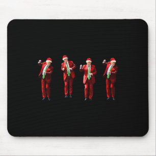 Alfombrilla De Ratón Divertido baile de Trump Santa Claus Navidad Xmas 