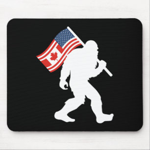 Alfombrilla De Ratón Divertido Bigfoot Canadá El estado 51 Trump Canadá
