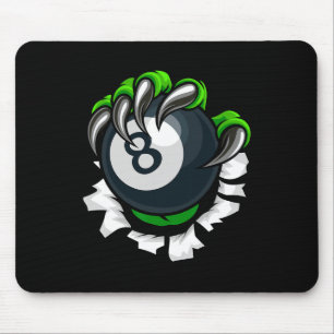 Alfombrilla De Ratón Divertido Billiards Nails Art Billiards Piscina de