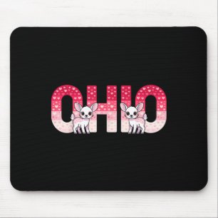 Alfombrilla De Ratón Divertido ciervo de Ohio fiesta del medio oeste O-