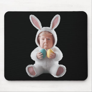 Alfombrilla De Ratón Divertido conejito meme de Pascua Trump Feliz Día 