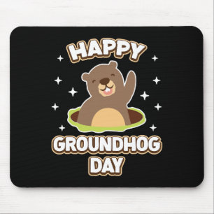 Alfombrilla De Ratón Divertido Día Feliz de la Marmota 2025