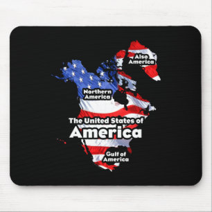 Alfombrilla De Ratón Divertido Donald Trump Bandera estadounidense Cana