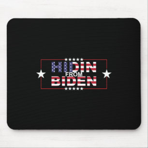 Alfombrilla De Ratón Divertido Escondimiento De Biden - Anti Joe - Pro