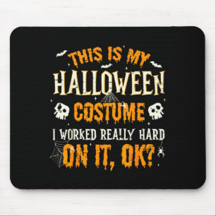 Alfombrilla De Ratón Divertido Este Es Mi Disfraz De Halloween Hombres 
