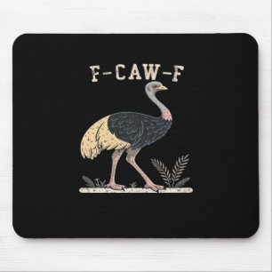 Alfombrilla De Ratón Divertido F-Caw-F Avestruz F-Caw-F Gallo Pájaro Cu