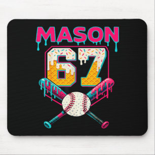 Alfombrilla De Ratón Divertido Mason 67 Seis Siete Srt Meme Helado Gote