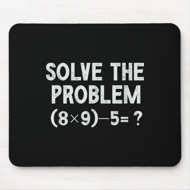 Alfombrilla De Ratón Divertido meme 67 Pemdas profesor de matemáticas e (Frente)