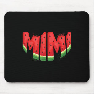 Alfombrilla De Ratón Divertido Mimi Watermelon Summer Fruit Family coin