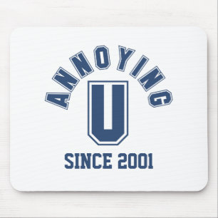 Alfombrilla De Ratón Divertido Molesto Mousepad, Azul
