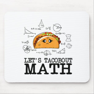 Alfombrilla De Ratón Divertido Nerdy Vamos a Hablar De Matemáticas Día