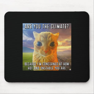 Alfombrilla De Ratón Divertido Pareja San Valentín Naranja Cat Meme Ere