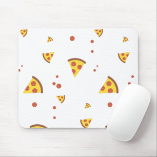 Alfombrilla De Ratón Divertido patrón minimalista de pizza de pepperoni