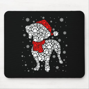 Alfombrilla De Ratón Divertido perro de Dachshund patea Navidades de Sa