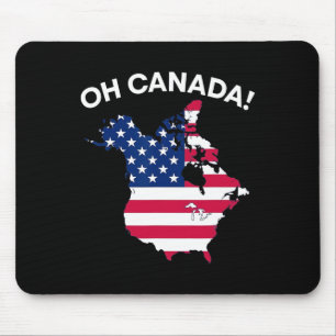 Alfombrilla De Ratón Divertido presidente Trump dice Oh Canadá, Estados