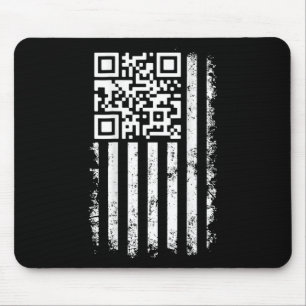 Alfombrilla De Ratón Divertido Qr Escanearme Presidente Trump 4547 Trum