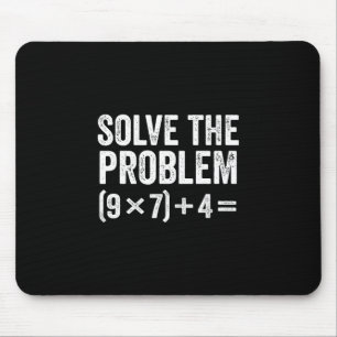 Alfombrilla De Ratón Divertido Resuelve El Problema 67 Meme Seis Siete