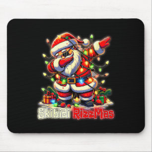 Alfombrilla De Ratón Divertido Rizz Santa Claus Dabbing Navidad Skibidi