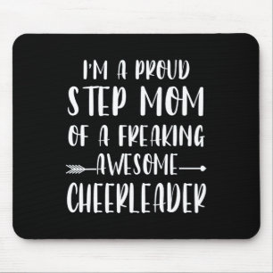 Alfombrilla De Ratón Divertido Soy una orgullosa madrastra de cheer de 