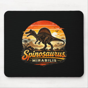 Alfombrilla De Ratón Divertido spinosaurus retro dinosaurio spinosaurus