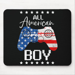 Alfombrilla De Ratón Divertido Todos los chicos americanos 4jul Son Vid