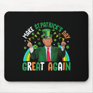 Alfombrilla De Ratón Divertido Trampa Trebol Hacer Día de San Patricio 