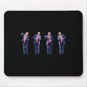 Alfombrilla De Ratón Divertido Trump baila como un Felon Vote Trump