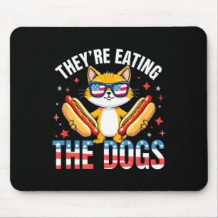 Alfombrilla De Ratón Divertido Trump Están Comiendo Los Perros Los Gato