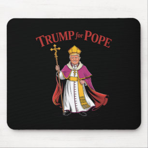 Alfombrilla De Ratón Divertido Trump Para Papa Católico Vaticano Papado