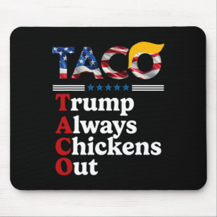 Alfombrilla De Ratón Divertido Trump Taco Trump Siempre se Rinde 10