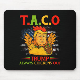 Alfombrilla De Ratón Divertido Trump Taco Trump Siempre se Rinde 12 