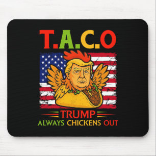 Alfombrilla De Ratón Divertido Trump Taco Trump Siempre se Rinde _26