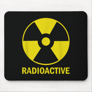 Alfombrilla De Ratón Divertido Vintage Nostalgic Radioactive Nuclear Wa