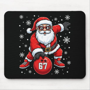 Alfombrilla De Ratón Diviértete Navidad Bolos Santa Claus Cool 6 7 Meme