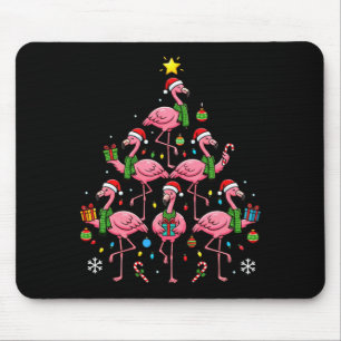 Alfombrilla De Ratón Diviértete Nk Flamenco Árbol de Navidad Gorros de
