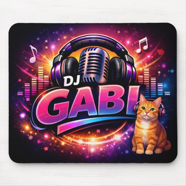 ALFOMBRILLA DE RATÓN DJ GABI 2 (Frente)