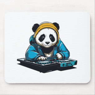 Alfombrilla De Ratón DJ Kawaii Panda