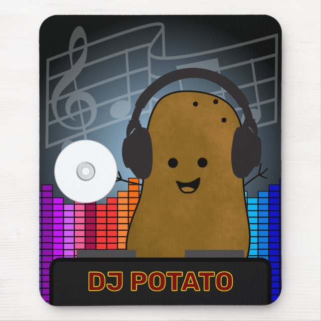 Alfombrilla De Ratón DJ Potato Personalizado (Frente)