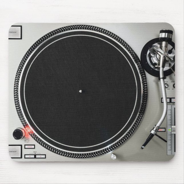 Alfombrilla De Ratón DJ Turntable Mousepad (Frente)